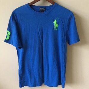 Like-new Polo RL large log cotton tee
